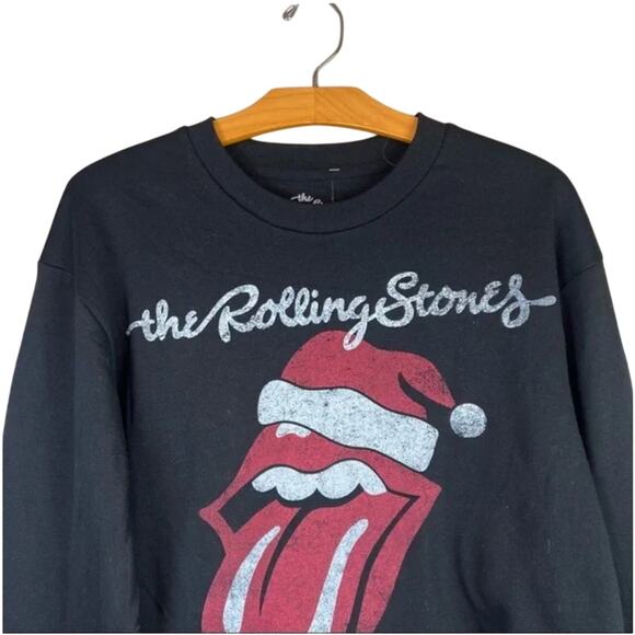 The Rolling Stones Holiday Santa Hat Sweatshirt, Size XXL, EUC - Picture 6 of 11